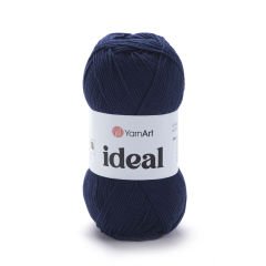 YARNART IDEAL - KNITTING YARN NAVY - 241