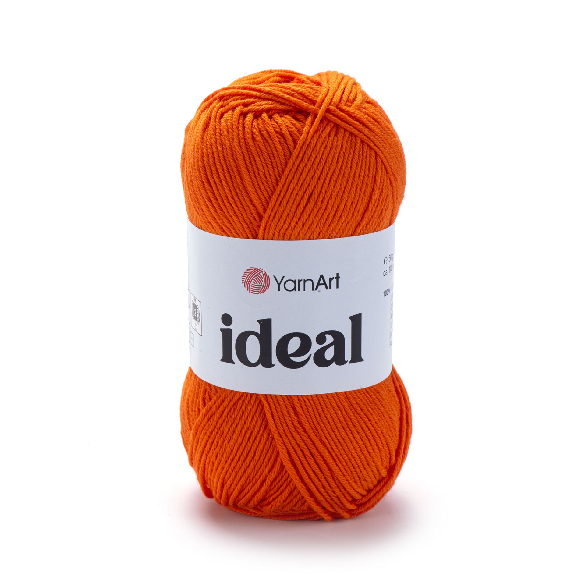 YARNART IDEAL - KNITTING YARN ORANGE - 242