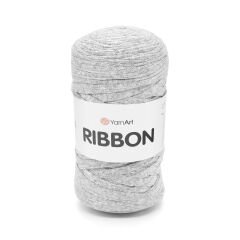 YARNART RIBBON - ACCESSORIES KNITTING YARN LIGHT HEATHER GREY - 756