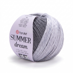 YARNART SUMMER DREAM -  MULTICOLOR KNITTING YARN VARIEGATED - 4316
