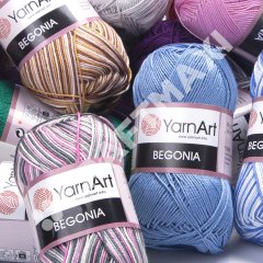 YARNART BEGONIA - MERCERIZED KNITTING YARN
