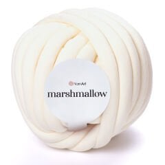 YARNART MARSHMALLOW - KNOT CUSHION CORD CREAM - 903