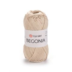 YARNART BEGONIA - MERCERIZED KNITTING YARN LIGHT BEIGE - 4660