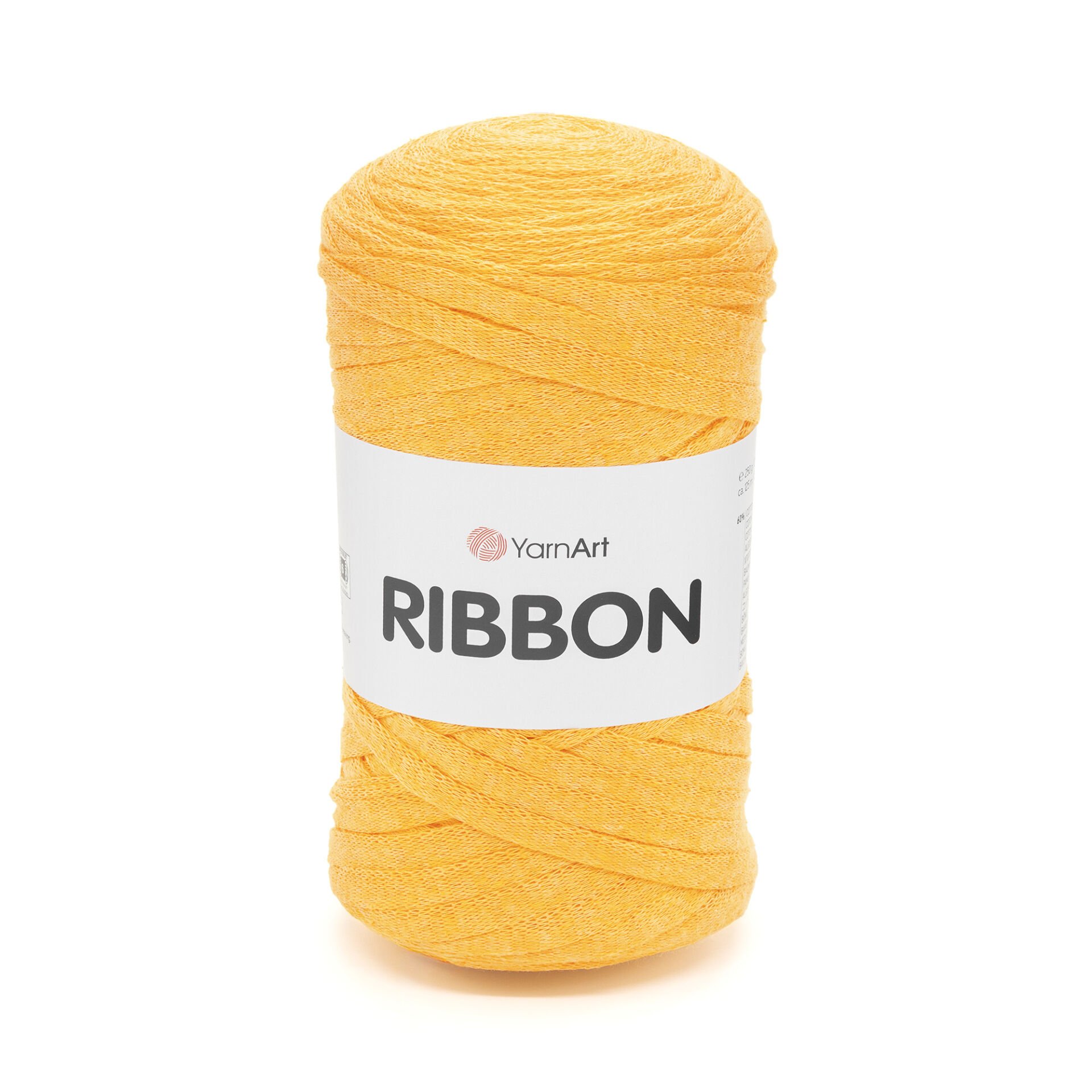 YARNART RIBBON - ACCESSORIES KNITTING YARN DARK YELLOW - 764