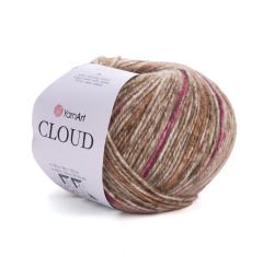 YARNART CLOUD - MULTICOLOR KNITTING YARN VARIEGATED - 9203