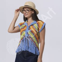 YARNART SYMPHONY DREAM -  MULTICOLOR KNITTING YARN VARIEGATED - 3111