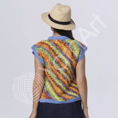 YARNART SYMPHONY DREAM -  MULTICOLOR KNITTING YARN VARIEGATED - 3111