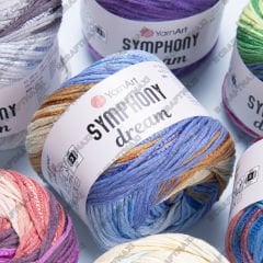 YARNART SYMPHONY DREAM -  MULTICOLOR KNITTING YARN