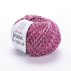 YARNART JEANS TROPICAL - MULTICOLOR KNITTING YARN VARIEGATED - 615