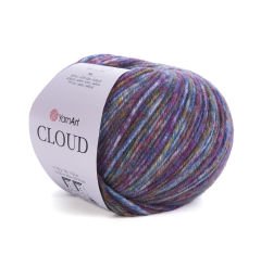 YARNART CLOUD - MULTICOLOR KNITTING YARN VARIEGATED - 9207