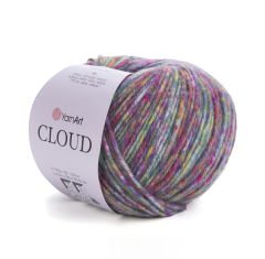 YARNART CLOUD - MULTICOLOR KNITTING YARN VARIEGATED - 9208