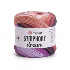 YARNART SYMPHONY DREAM -  MULTICOLOR KNITTING YARN VARIEGATED - 3106