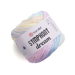 YARNART SYMPHONY DREAM -  MULTICOLOR KNITTING YARN VARIEGATED - 3108