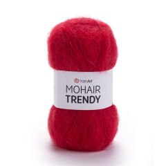 YARNART MOHAIR TRENDY - KNITTING YARN RED - 105