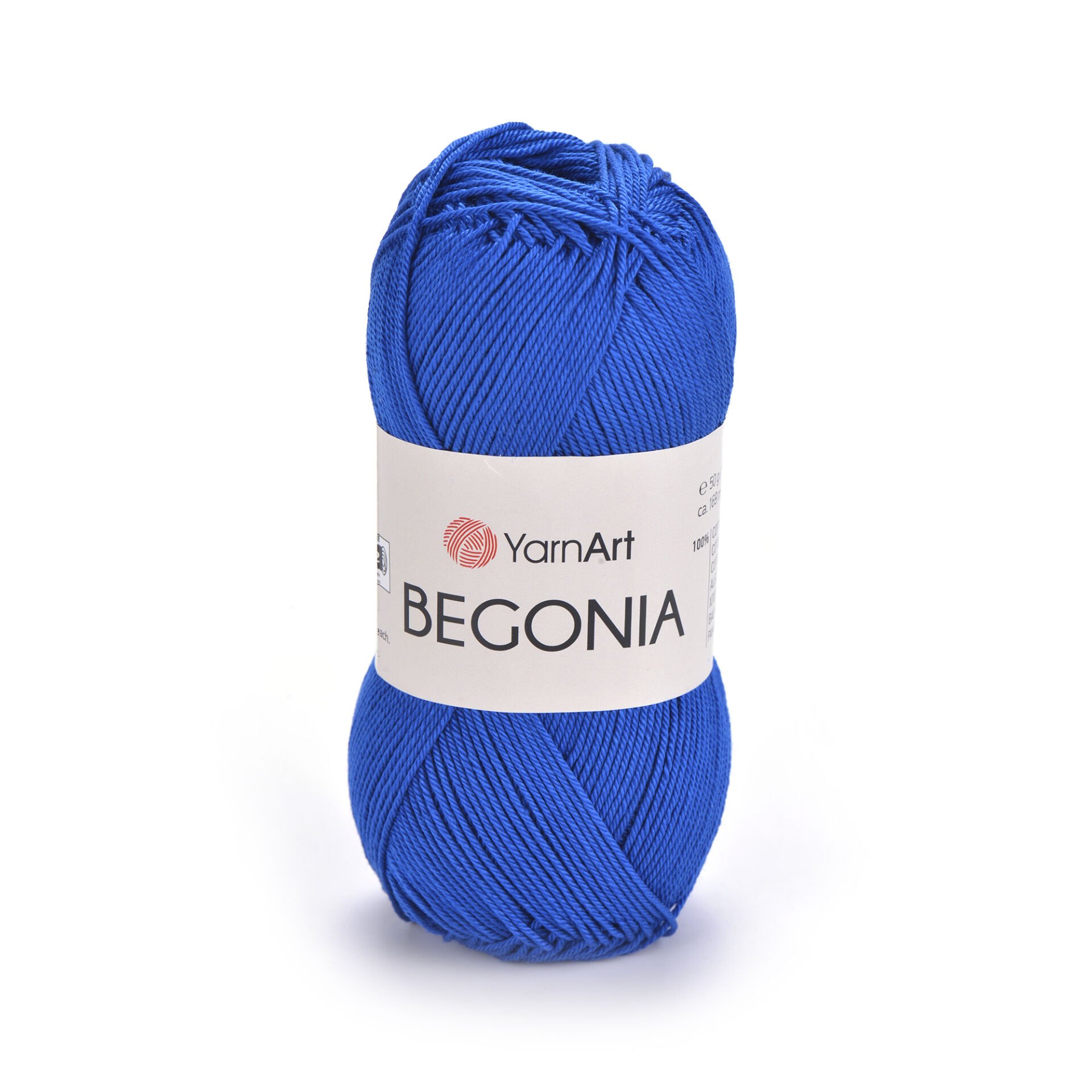 YARNART BEGONIA - MERCERIZED KNITTING YARN SAXE BLUE - 4915