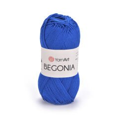 YARNART BEGONIA - MERCERIZED KNITTING YARN SAXE BLUE - 4915
