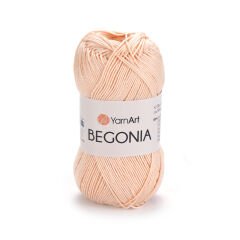 YARNART BEGONIA - MERCERIZED KNITTING YARN PINKISH ORANGE - 5303