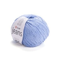 YARNART JEANS - KNITTING YARN BLUE - 15