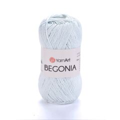 YARNART BEGONIA - MERCERIZED KNITTING YARN ICE BLUE - 54462