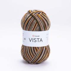 YARNART VISTA - MULTICOLOR KNITTING YARN VARIEGATED - 5308
