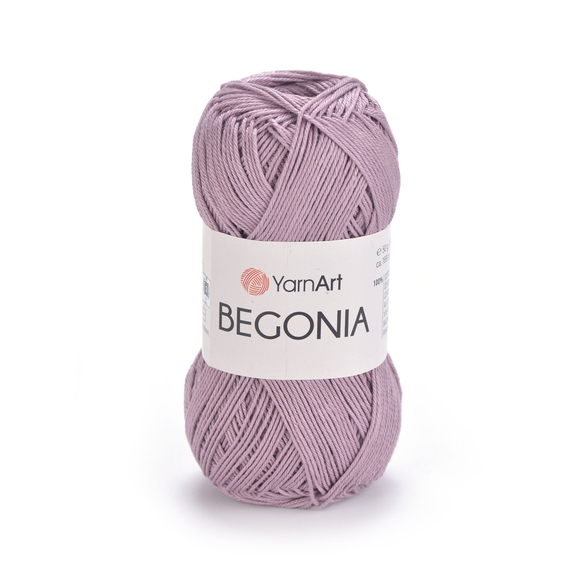 YARNART BEGONIA - MERCERIZED KNITTING YARN DUSTY ROSE - 4931