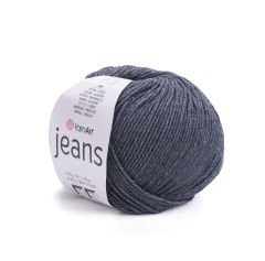 YARNART JEANS - KNITTING YARN ANTHRACITE - 28