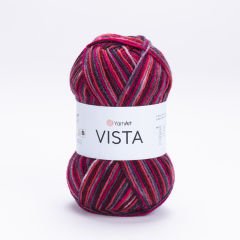 YARNART VISTA - MULTICOLOR KNITTING YARN VARIEGATED - 5310