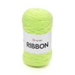 YARNART RIBBON - ACCESSORIES KNITTING YARN NEON YELLOW - 801