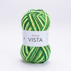 YARNART VISTA - MULTICOLOR KNITTING YARN VARIEGATED - 5311