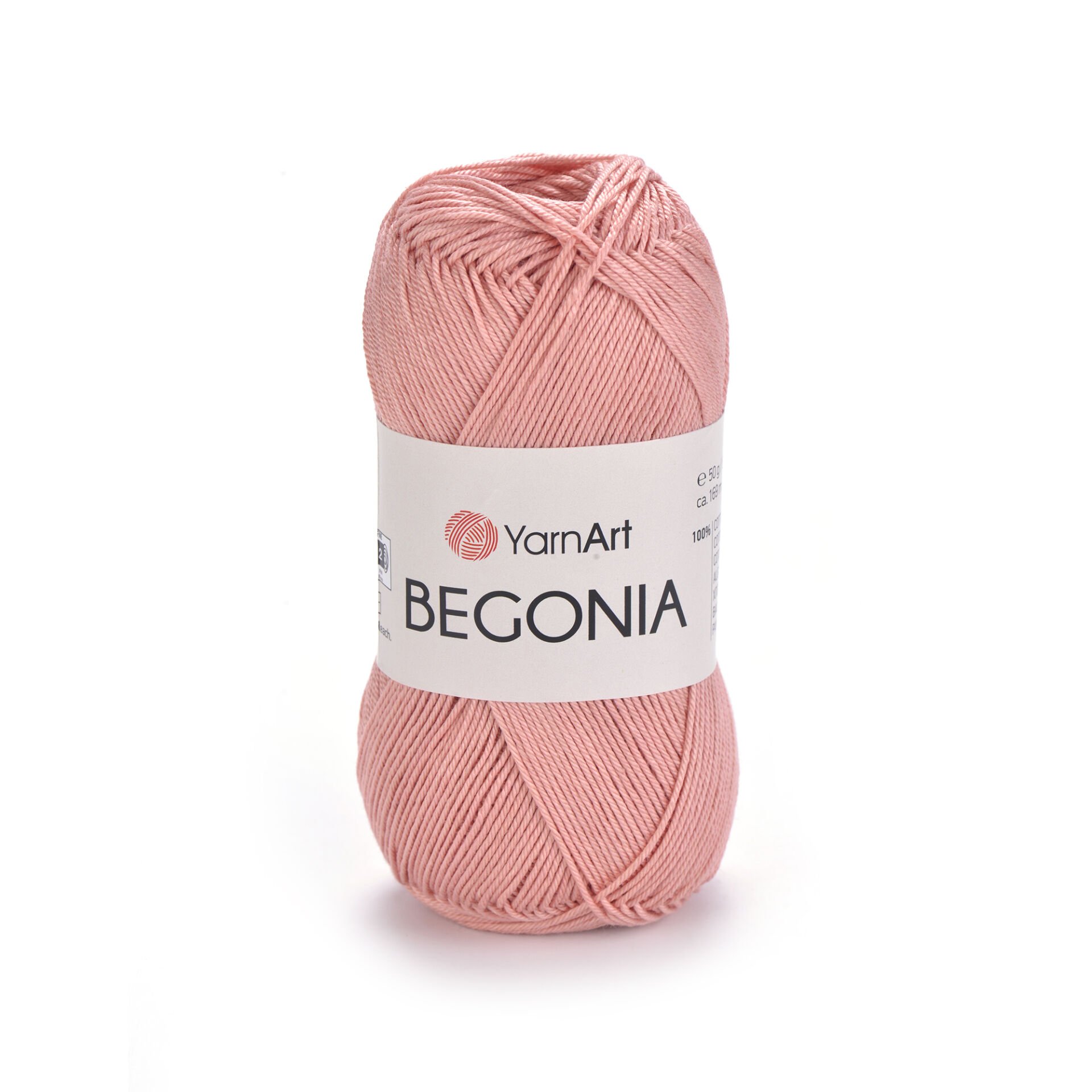 YARNART BEGONIA - MERCERIZED KNITTING YARN DARK PINK - 4105