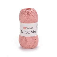 YARNART BEGONIA - MERCERIZED KNITTING YARN DARK PINK - 4105