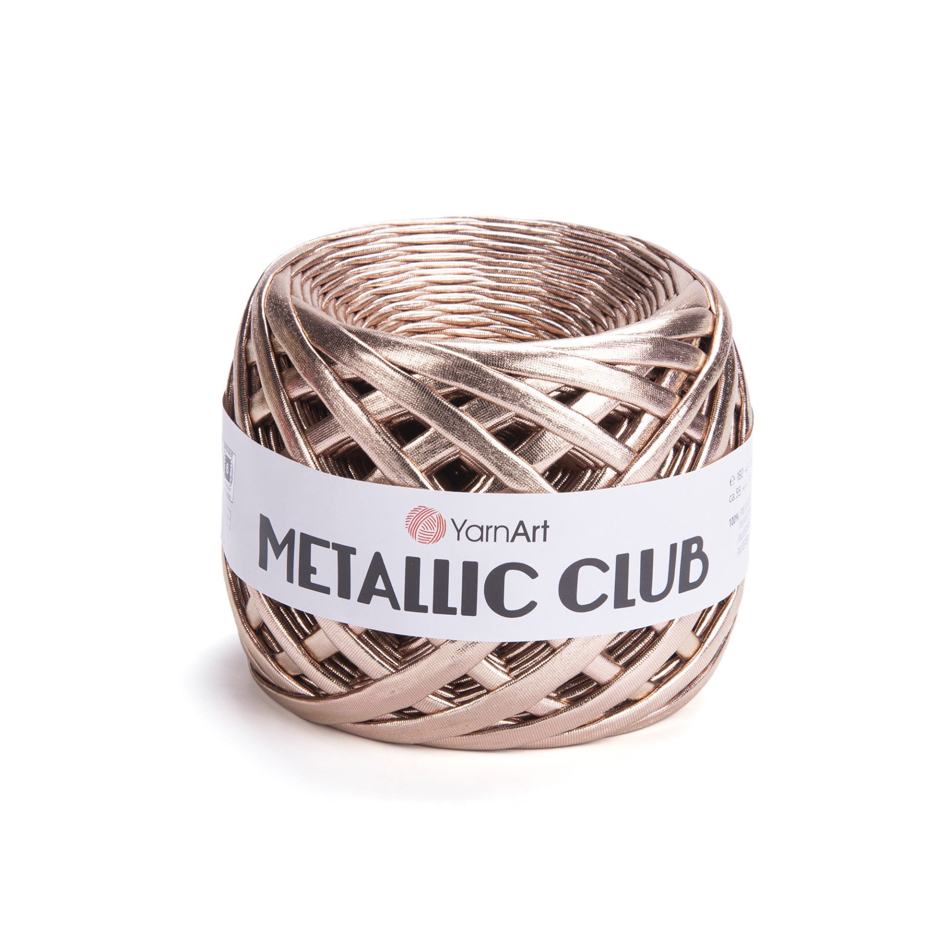 YARNART METALLIC CLUB - KNITTING YARN ROSE GOLD - 8125