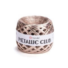 YARNART METALLIC CLUB - KNITTING YARN ROSE GOLD - 8125