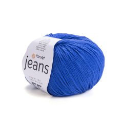 YARNART JEANS - KNITTING YARN SAXE BLUE - 47