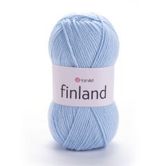 YARNART FINLAND - KNITTING YARN LIGHT BLUE - 215
