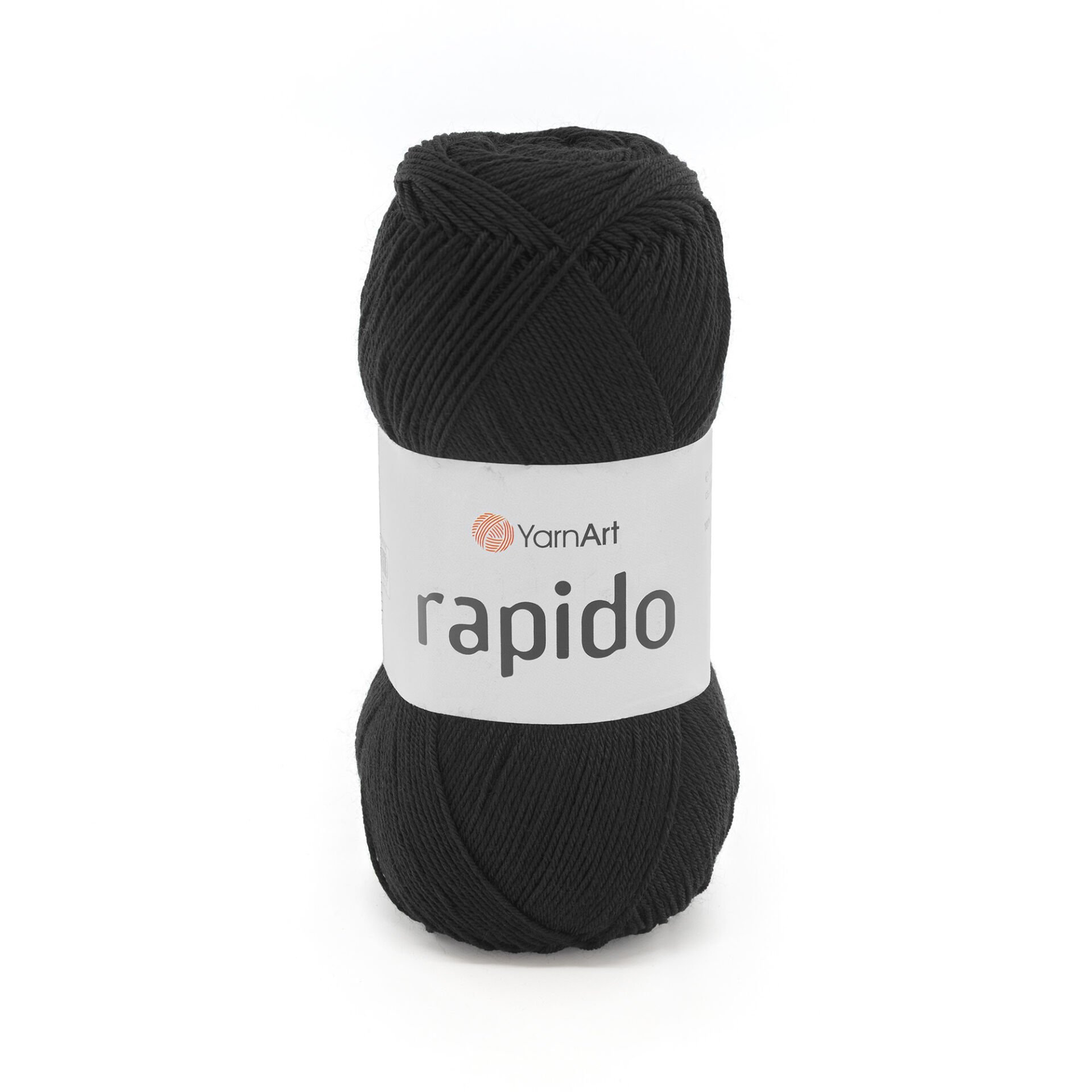 YARNART RAPIDO - KNITTING YARN BLACK - 670