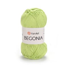 YARNART BEGONIA - MERCERIZED KNITTING YARN PISTACHIO - 5352
