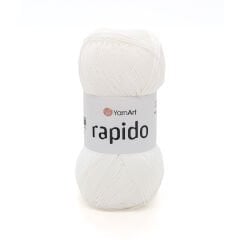 YARNART RAPIDO - KNITTING YARN WHITE - 671