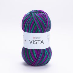 YARNART VISTA - MULTICOLOR KNITTING YARN VARIEGATED - 5320