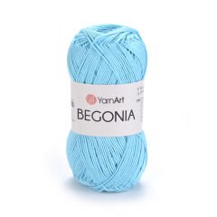YARNART BEGONIA - MERCERIZED KNITTING YARN TURQUOISE - 5353