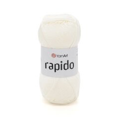 YARNART RAPIDO - KNITTING YARN OFF-WHITE - 672