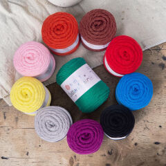 YARNART COTTON FAIR 4/4 - KNITTING YARN LILAC - 5585