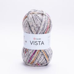 YARNART VISTA - MULTICOLOR KNITTING YARN VARIEGATED - 9201