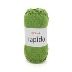YARNART RAPIDO - KNITTING YARN OLIVE GREEN - 674