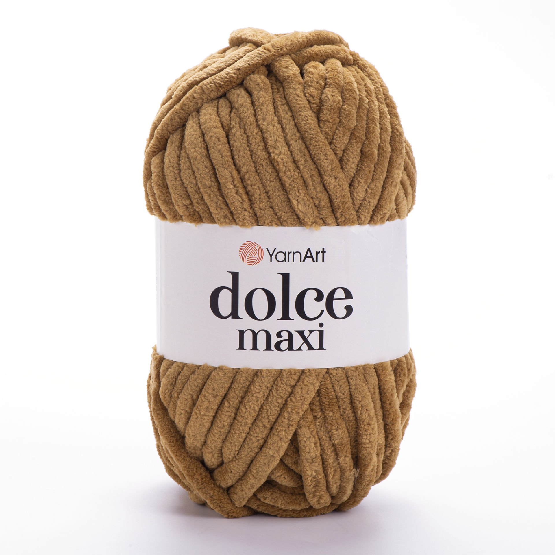 YARNART DOLCE MAXI - VELVET KNITTING YARN CARAMEL - 765