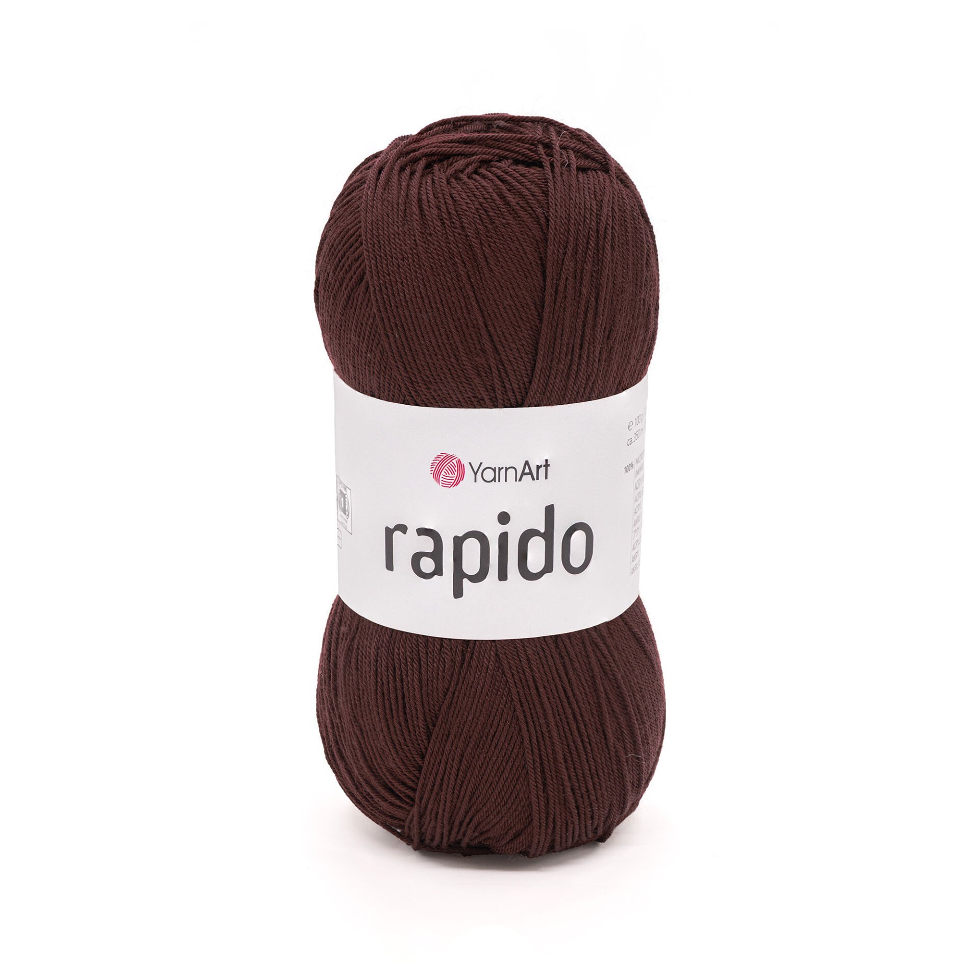 YARNART RAPIDO - KNITTING YARN BROWN - 677