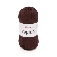 YARNART RAPIDO - KNITTING YARN BROWN - 677