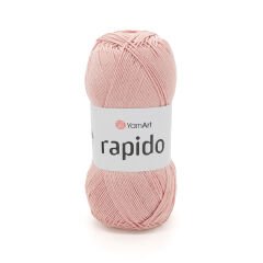 YARNART RAPIDO - KNITTING YARN POWDER PINK - 678