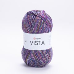 YARNART VISTA - MULTICOLOR KNITTING YARN VARIEGATED - 9207