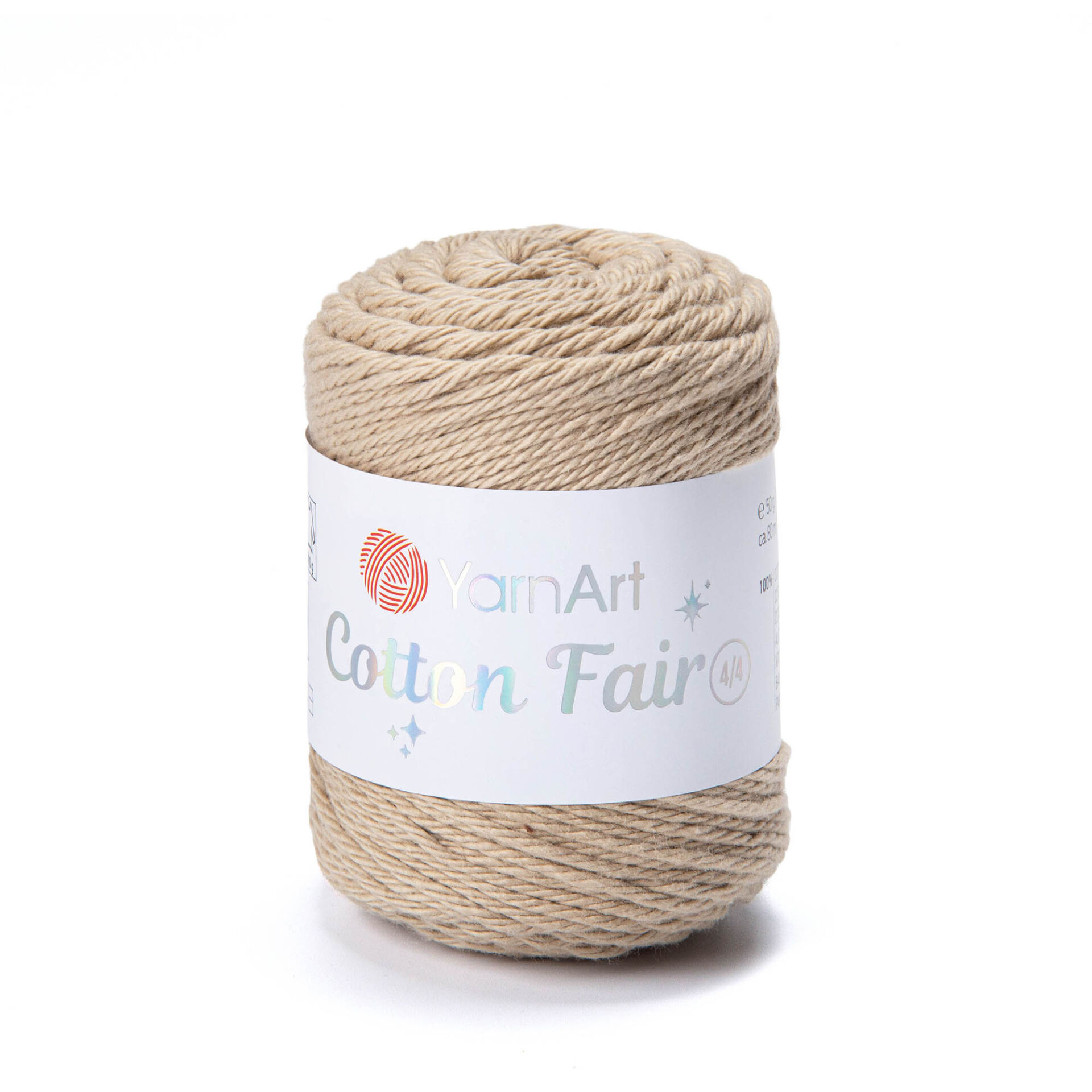 YARNART COTTON FAIR 4/4 - KNITTING YARN BEIGE - 5512